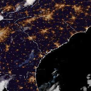 météo tropicale : Image satellite .