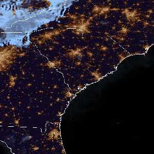 météo tropicale : Image satellite .