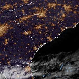 météo tropicale : Image satellite .