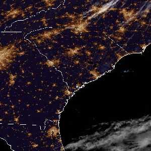 météo tropicale : Image satellite .