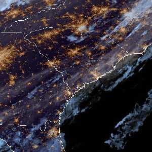 météo tropicale : Image satellite .