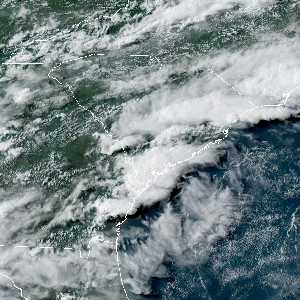 météo tropicale : Image satellite .