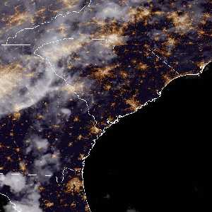 météo tropicale : Image satellite .