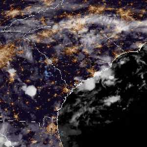 météo tropicale : Image satellite .