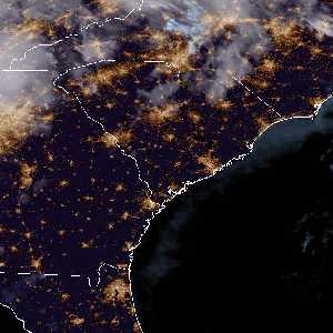 météo tropicale : Image satellite .