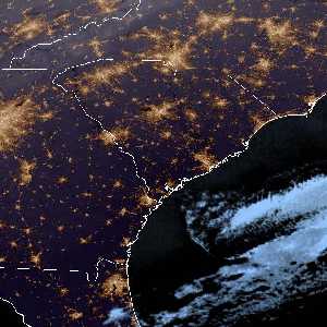 météo tropicale : Image satellite .