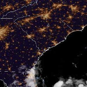 météo tropicale : Image satellite .