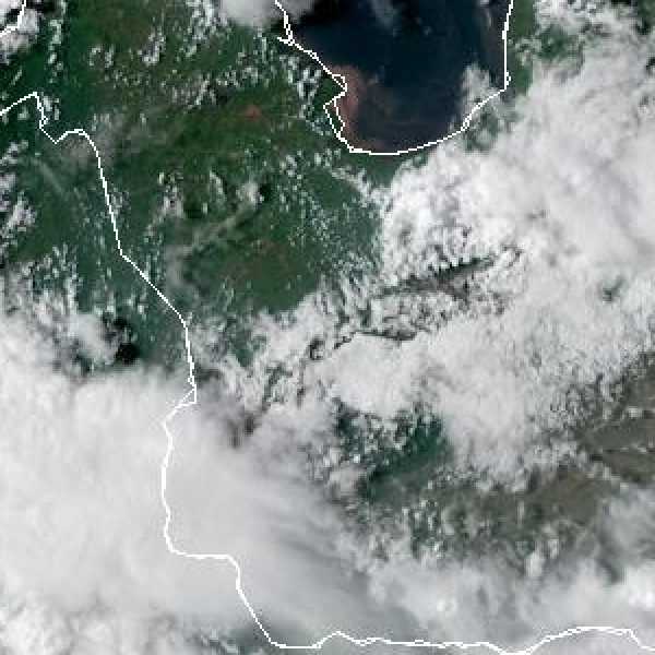 météo tropicale : Image satellite .