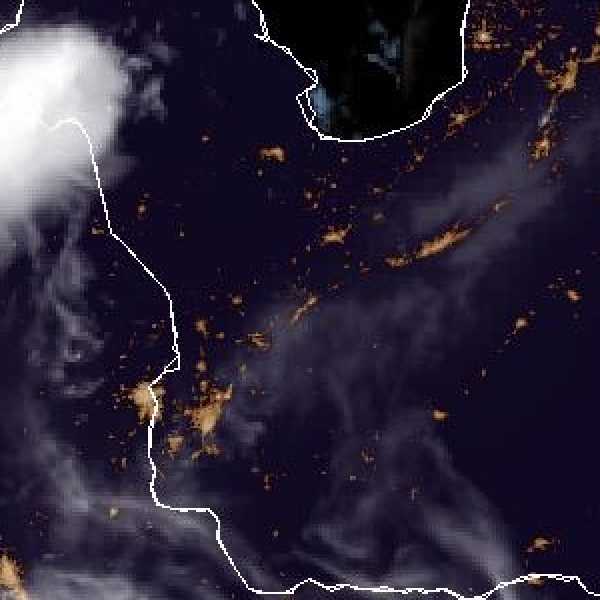 météo tropicale : Image satellite .
