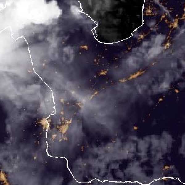 météo tropicale : Image satellite .