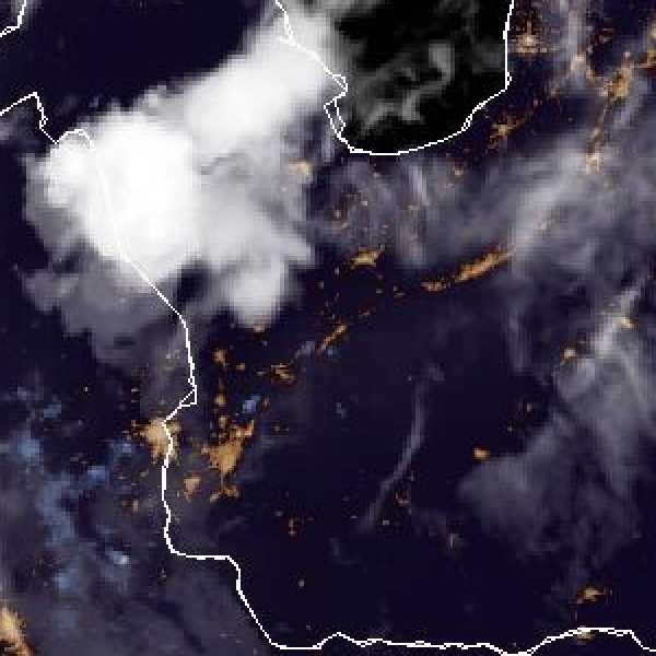 météo tropicale : Image satellite .