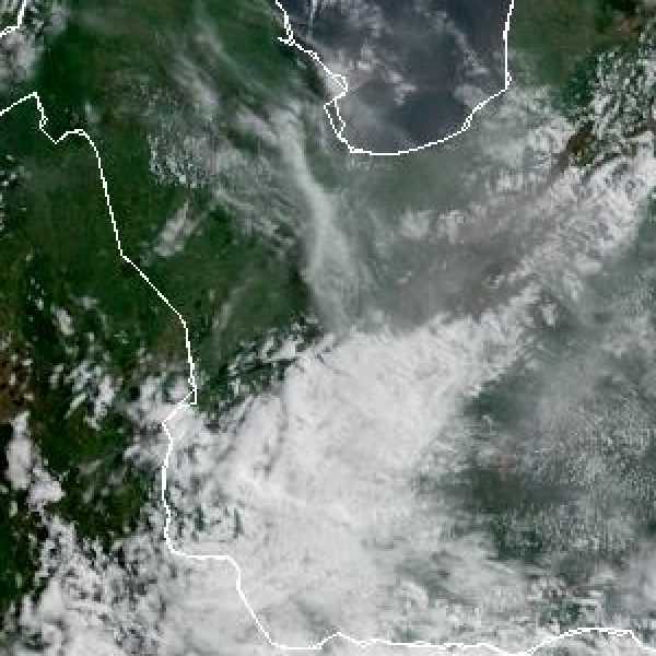 météo tropicale : Image satellite .
