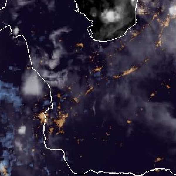 météo tropicale : Image satellite .