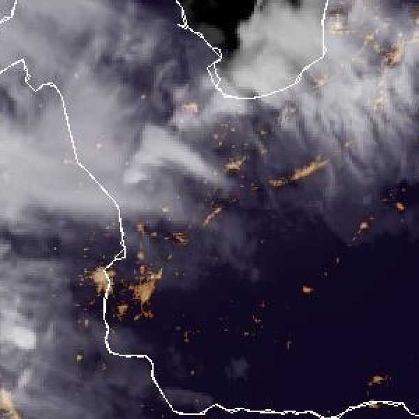 météo tropicale : Image satellite .