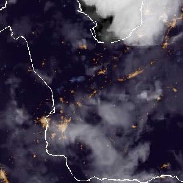 météo tropicale : Image satellite .