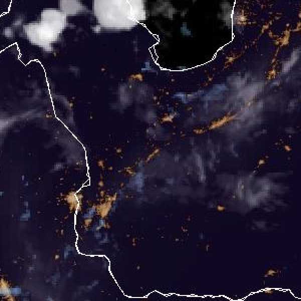 météo tropicale : Image satellite .