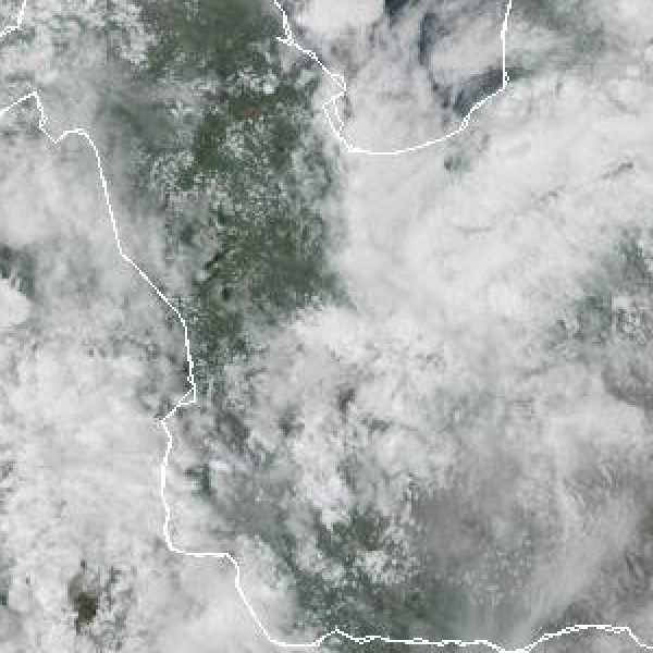 météo tropicale : Image satellite .