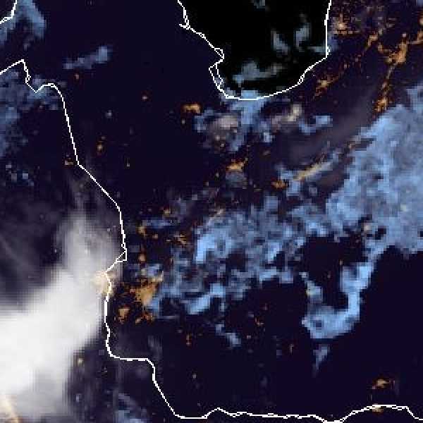 météo tropicale : Image satellite .