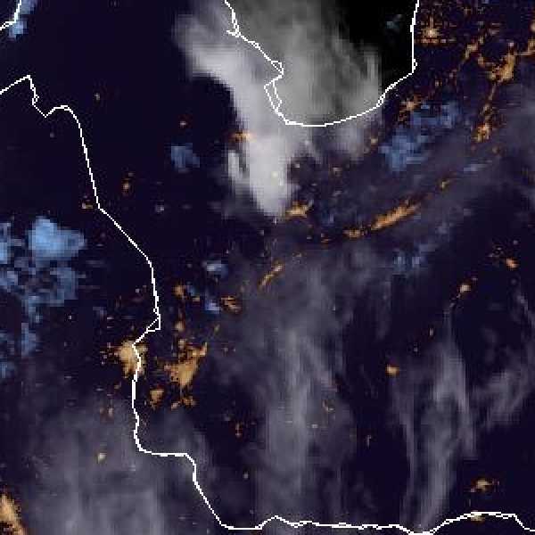 météo tropicale : Image satellite .