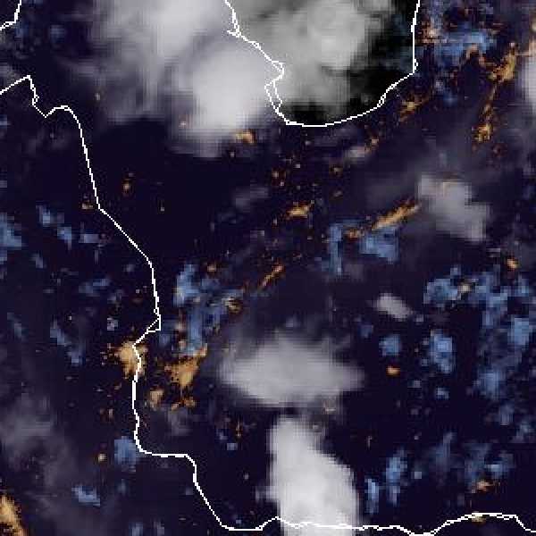 météo tropicale : Image satellite .