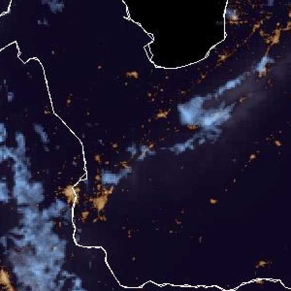 météo tropicale : Image satellite .