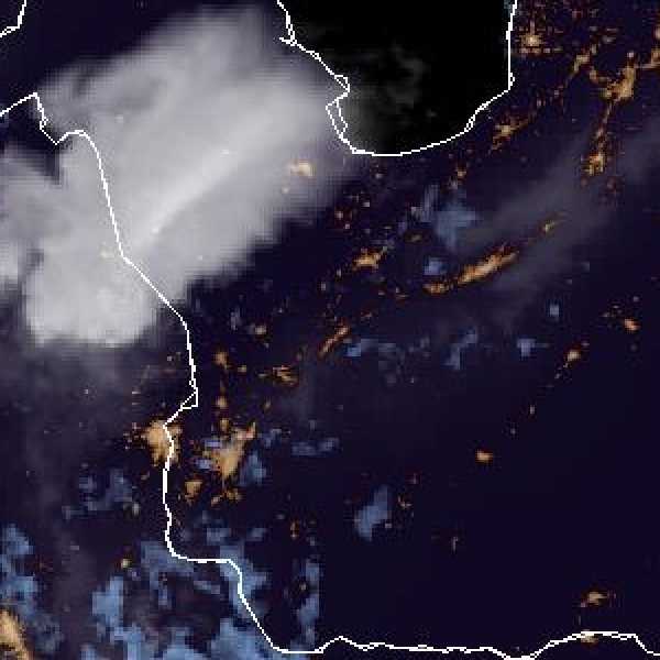 météo tropicale : Image satellite .