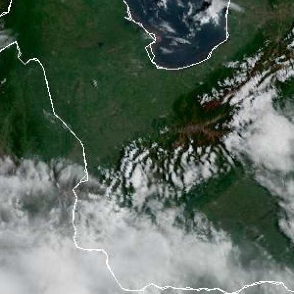 météo tropicale : Image satellite .