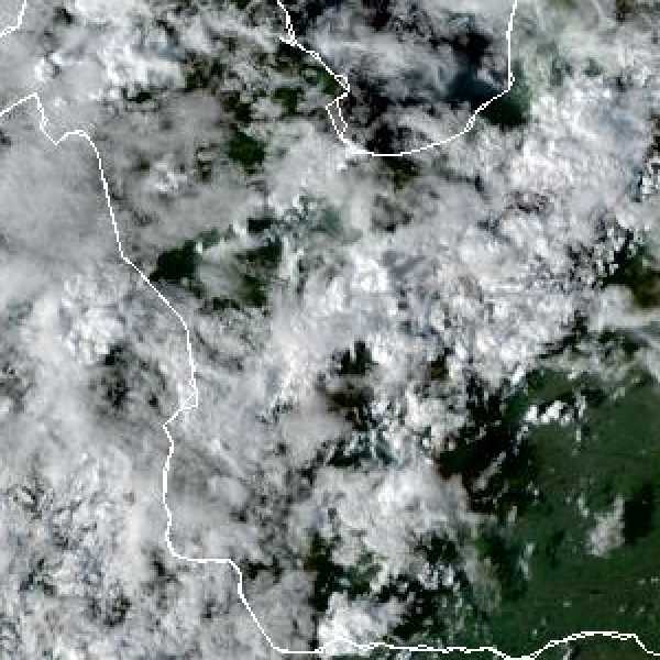 météo tropicale : Image satellite .