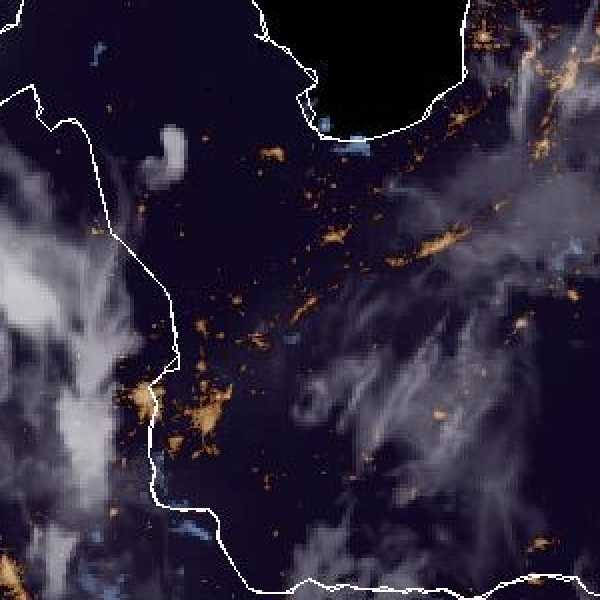 météo tropicale : Image satellite .
