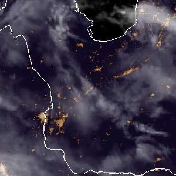 météo tropicale : Image satellite .