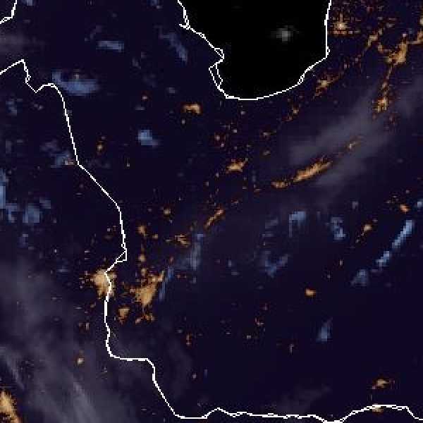 météo tropicale : Image satellite .