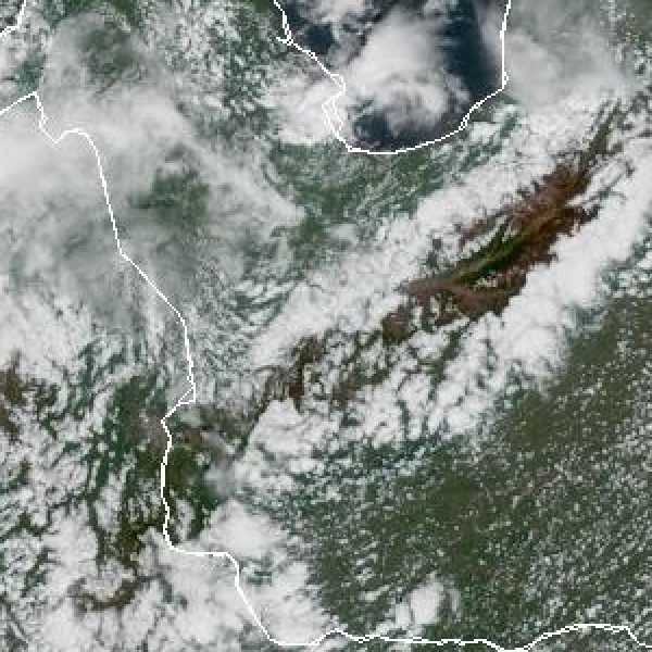 météo tropicale : Image satellite .