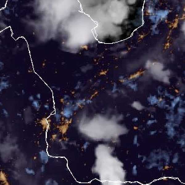 météo tropicale : Image satellite .