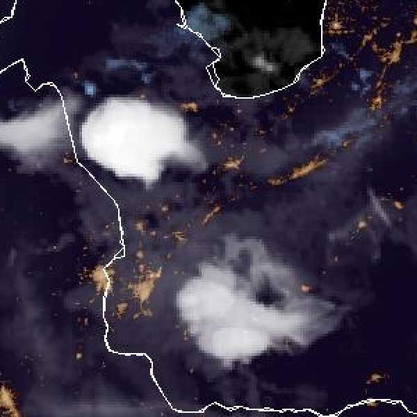météo tropicale : Image satellite .