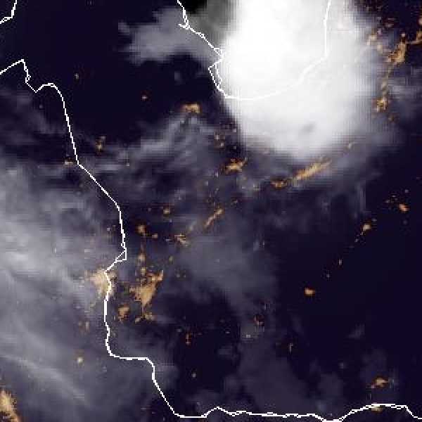 météo tropicale : Image satellite .