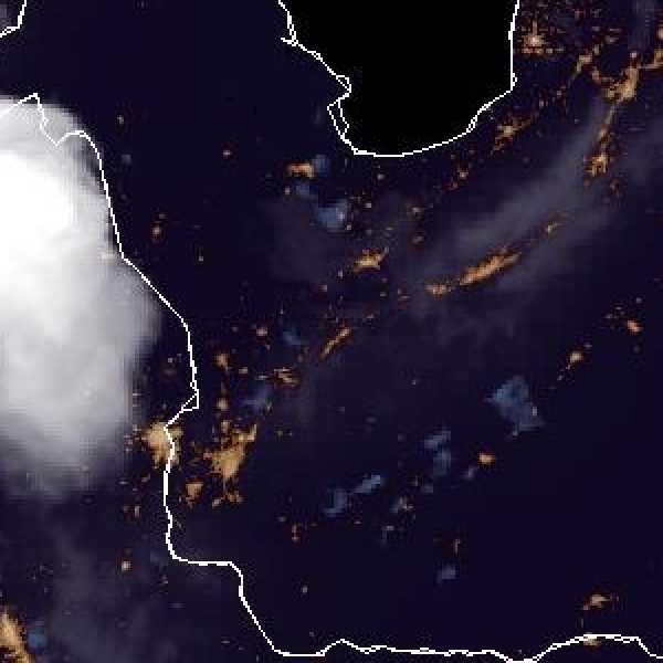 météo tropicale : Image satellite .