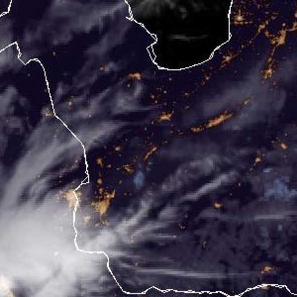 météo tropicale : Image satellite .