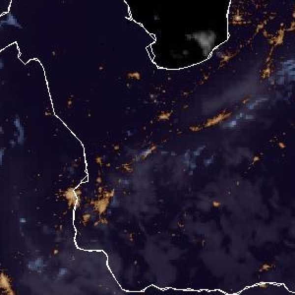 météo tropicale : Image satellite .