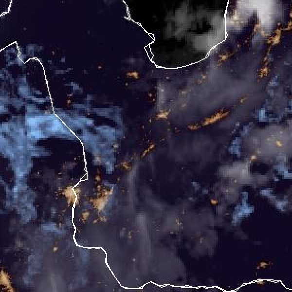 météo tropicale : Image satellite .