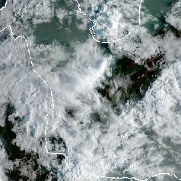 météo tropicale : Image satellite .
