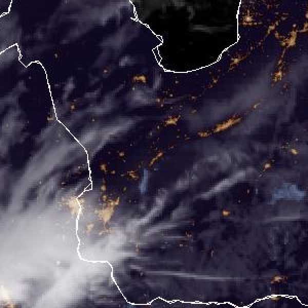 météo tropicale : Image satellite .