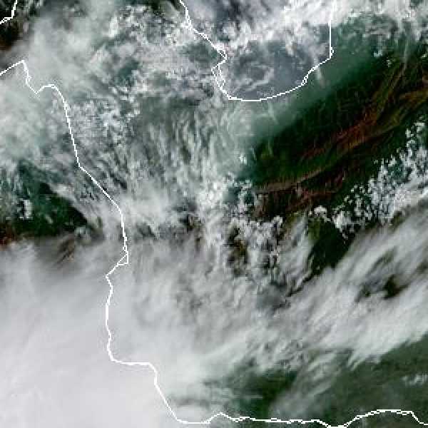 météo tropicale : Image satellite .