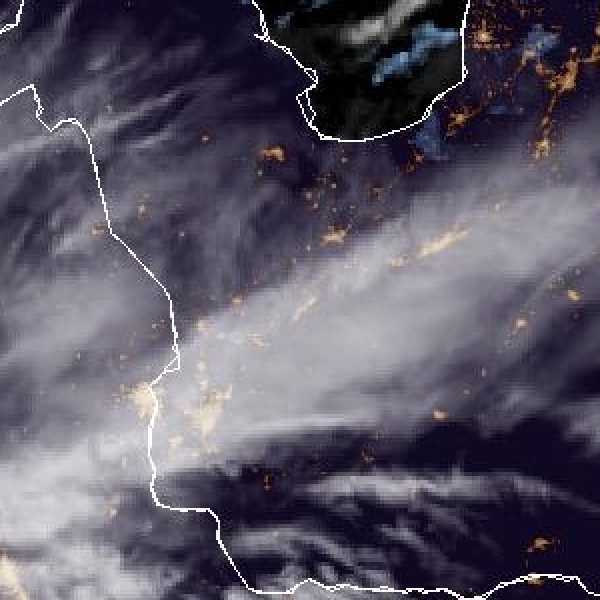 météo tropicale : Image satellite .