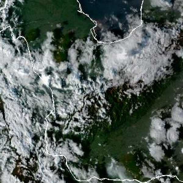 météo tropicale : Image satellite .