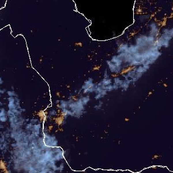 météo tropicale : Image satellite .