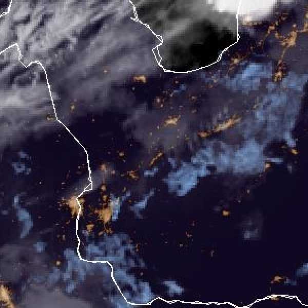 météo tropicale : Image satellite .