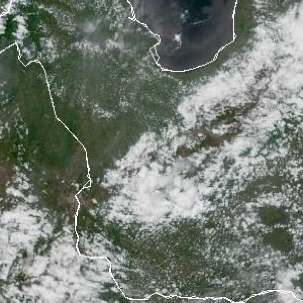 météo tropicale : Image satellite .