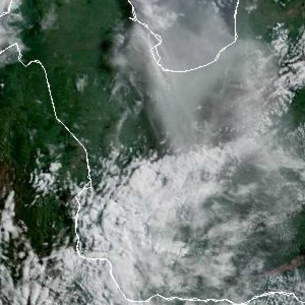météo tropicale : Image satellite .