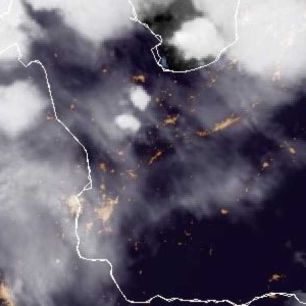 météo tropicale : Image satellite .