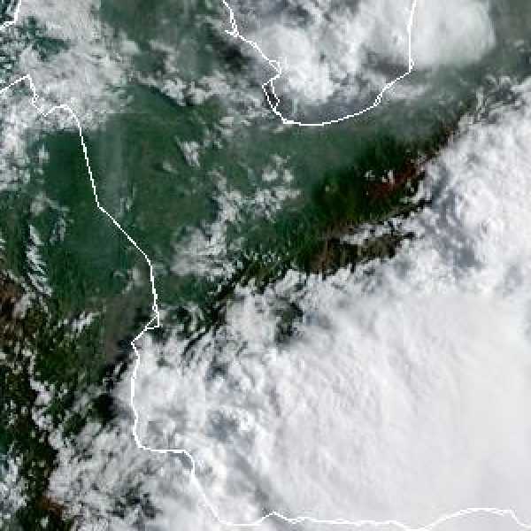 météo tropicale : Image satellite .